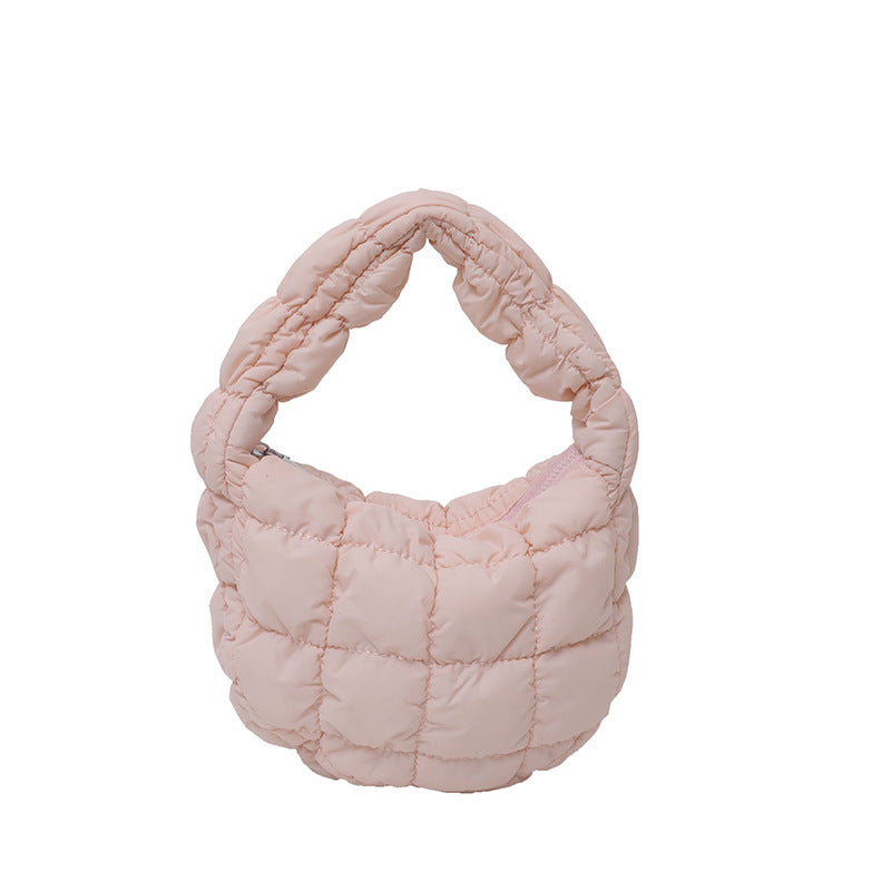 Quilted Puffer Handbag