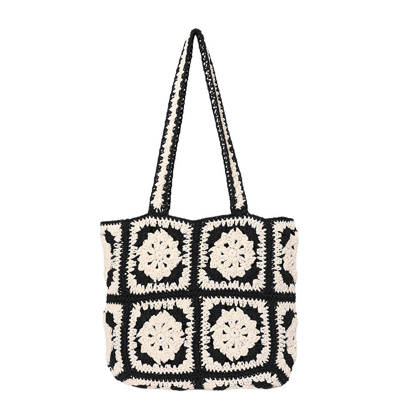 Handmade crochet bag with geometric patterns Stornfield
