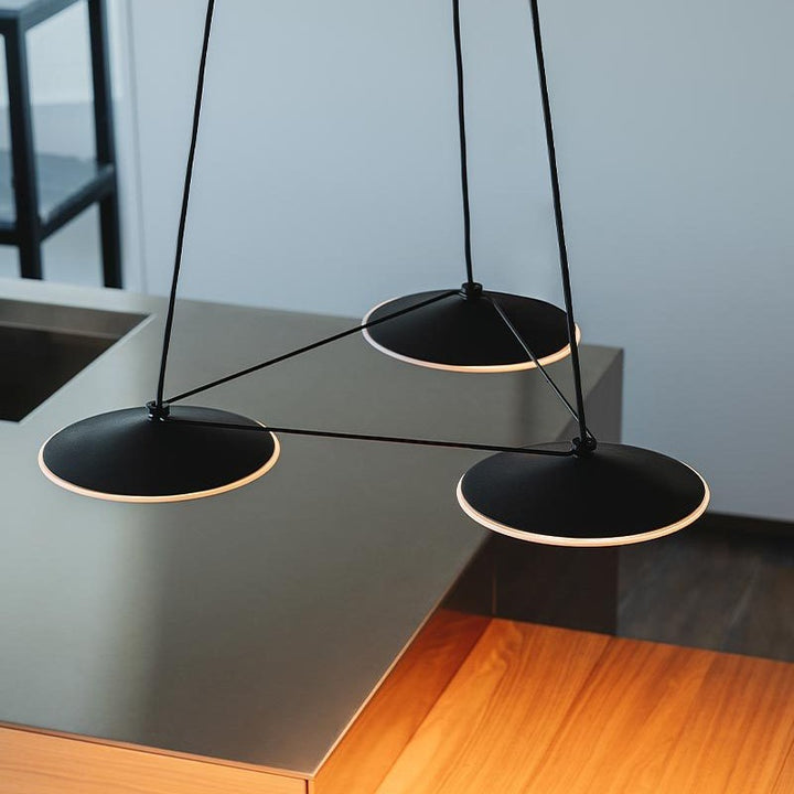 Contemporary Curved Pendant Light