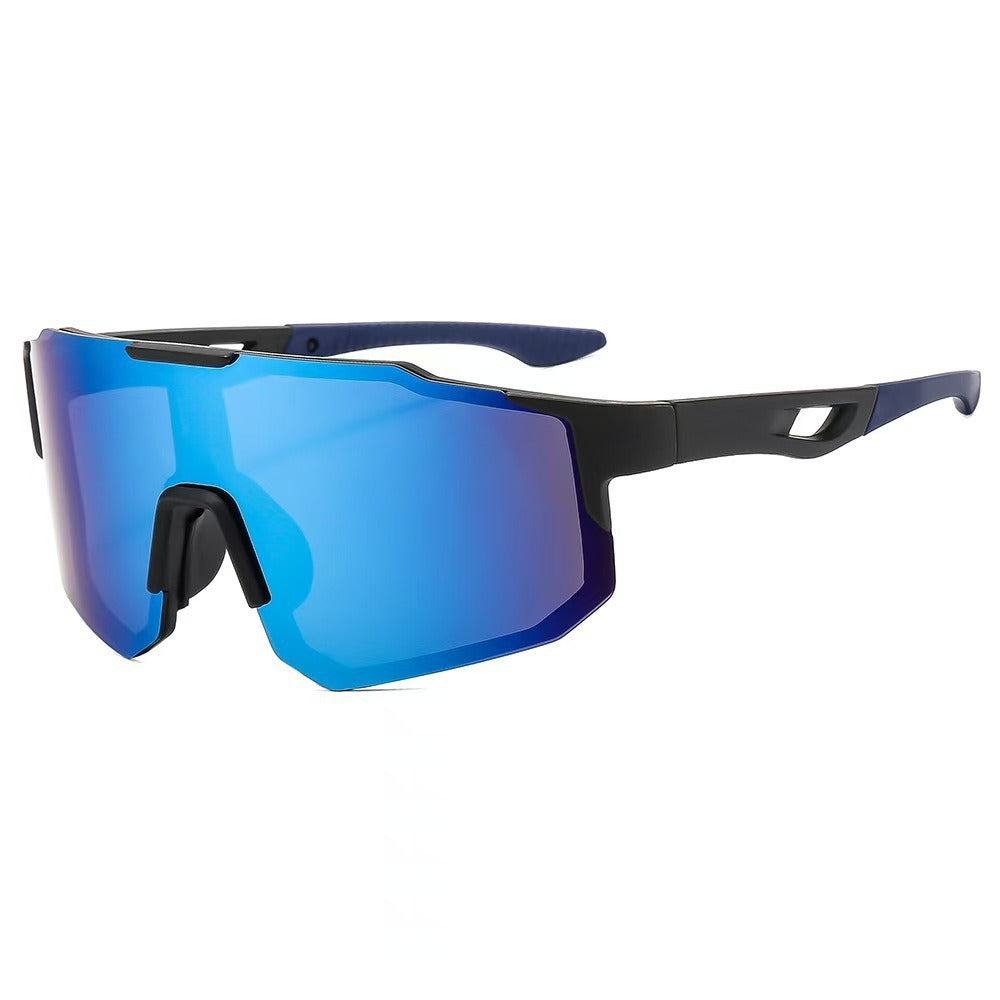 Unisex nan sporty bicycle sunglasses with a one-piece visor, UV protection and non-slip nose pads Stornfield