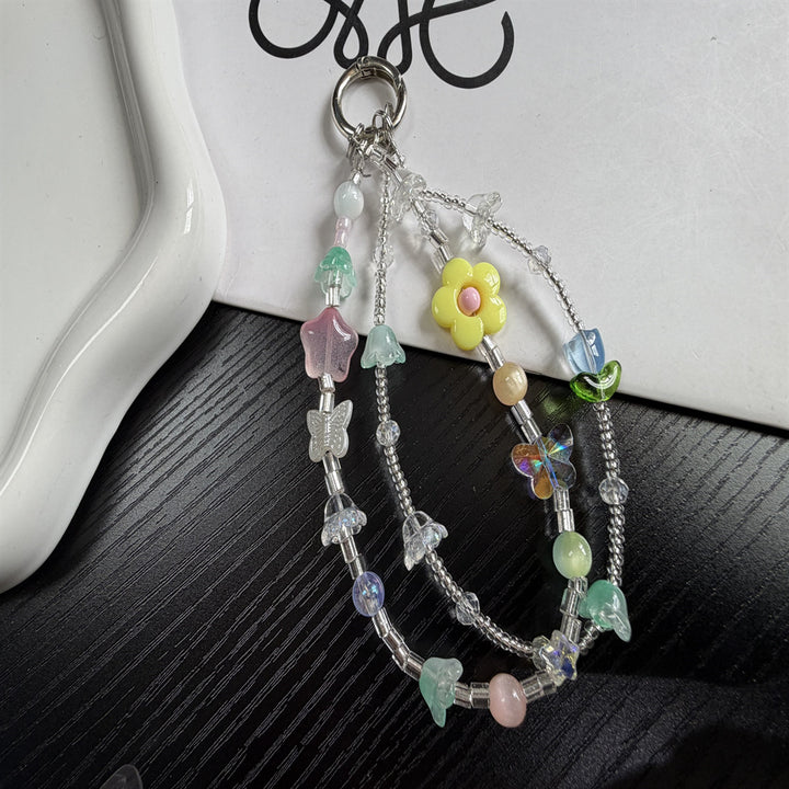 Whimsical Character Beaded Charm Keychain Stornfield