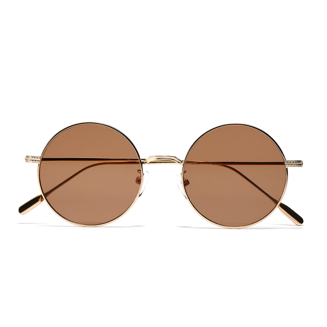 Women round fashionable sunglasses with glamorous frame Stornfield