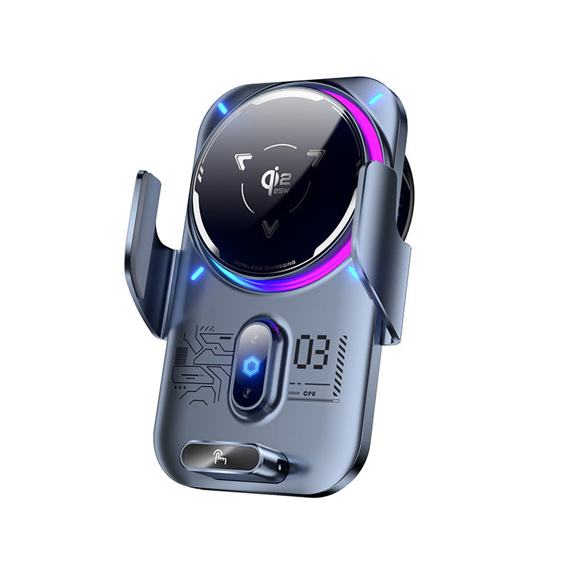 Unisex Inductive Smartphone Charging Holder with Multifunction Display Stornfiled