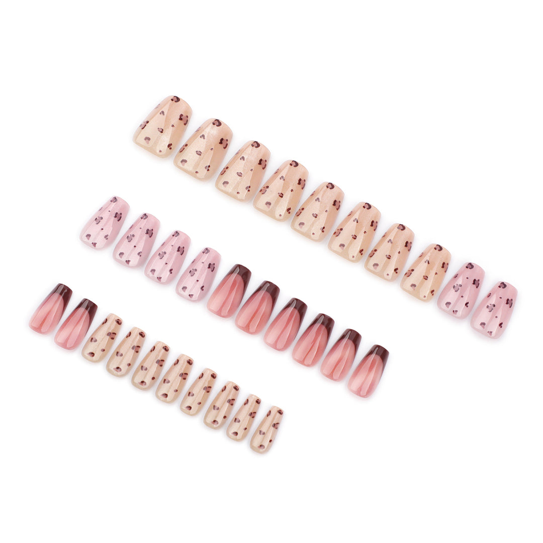 Artistic nail extensions with elegant glitter design Stornfield