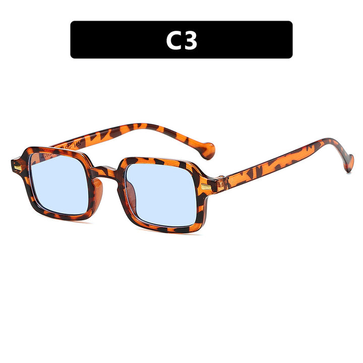 Ladies exclusive square sunglasses with elegant metal frame and UV protection Stornfield