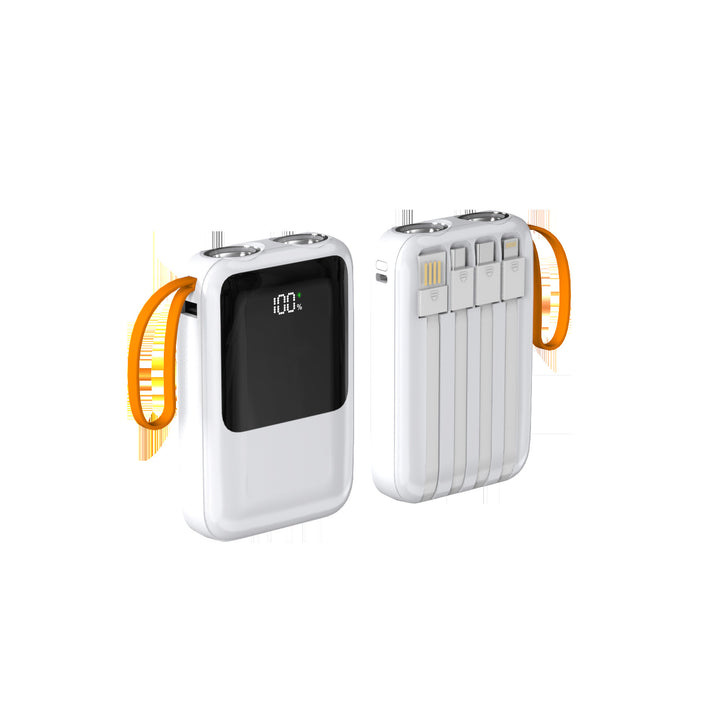 Portable power bank with versatile charging ports and LED display Stornfield