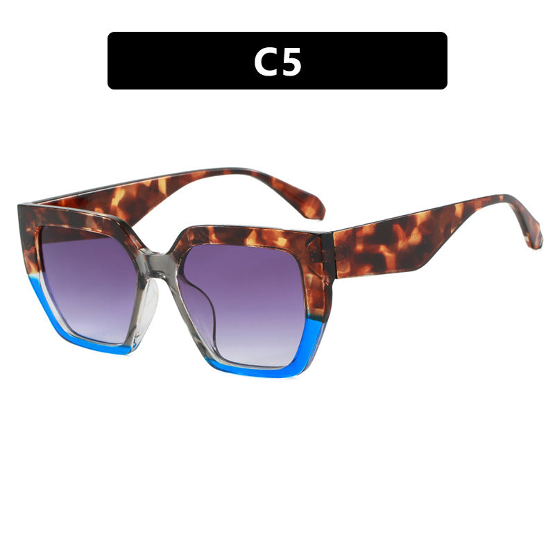 Women's geometric glasses in stylish tortoiseshell pattern Stornfield