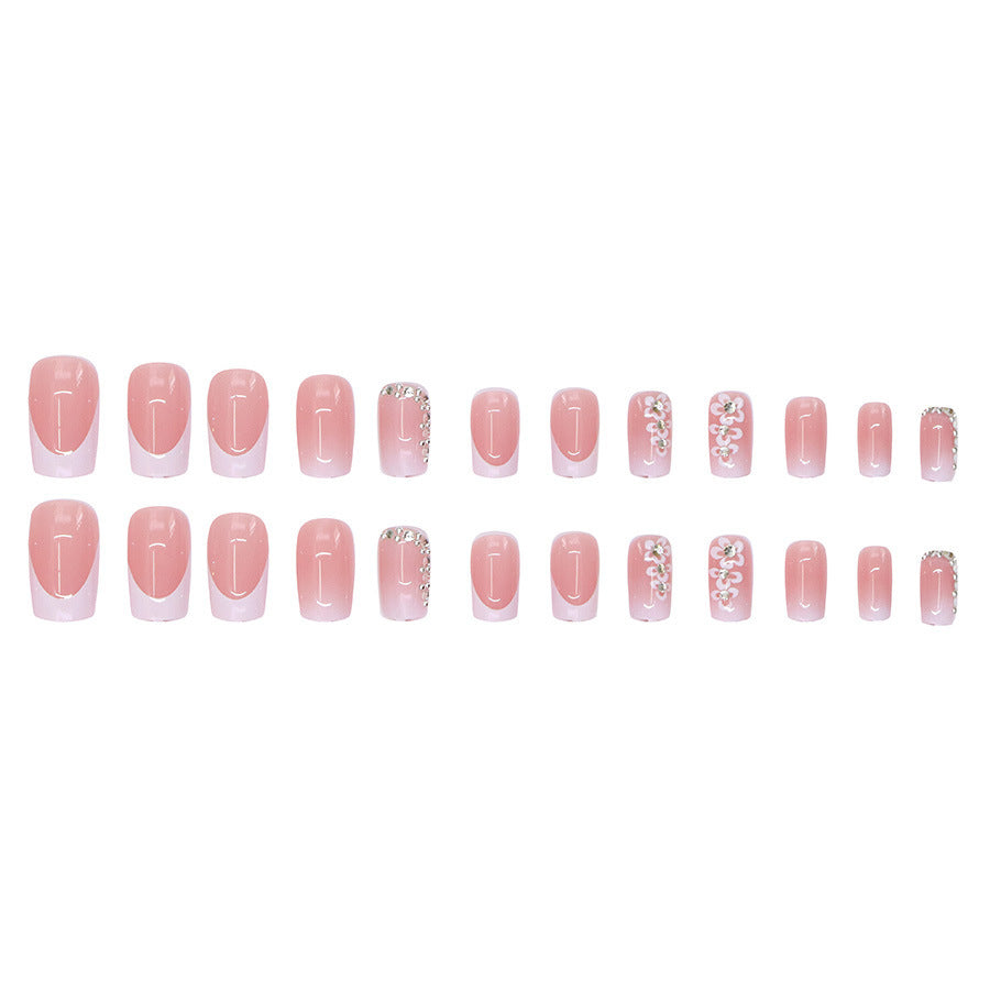 Elegant Floral Design Press-On Nails Stornfield