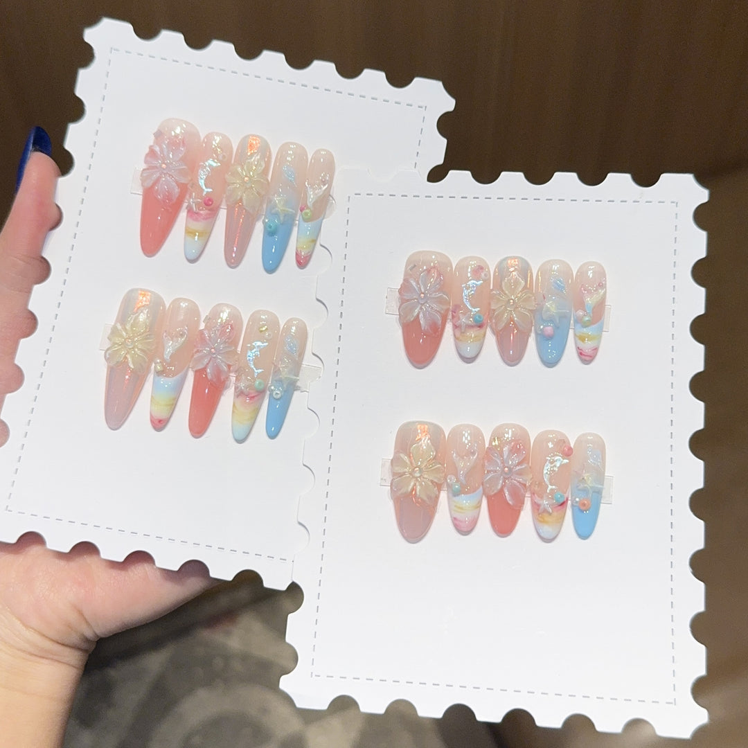 Artificial Flowers Nail Tips Stornfield