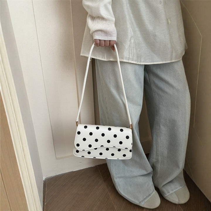 Elegant Polka Dot Evening Handbag