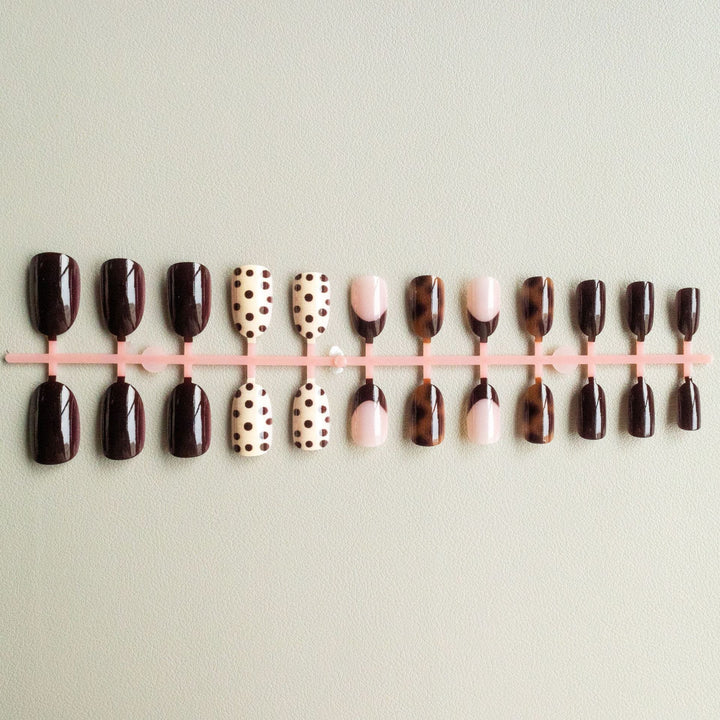 Trendy Multi-Patterned Nail Art Set