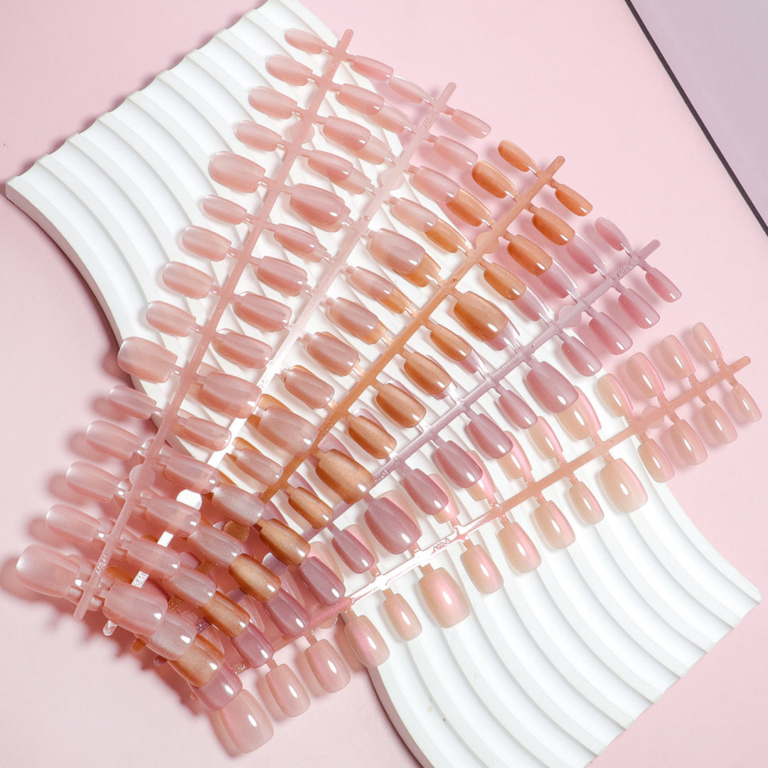 Premium Glossy Press-On Nails Collection Stornfield