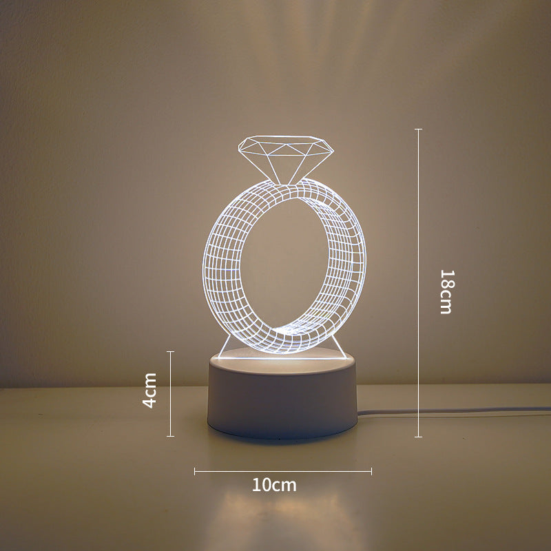 LED Tiger Figure Decorative Lamp