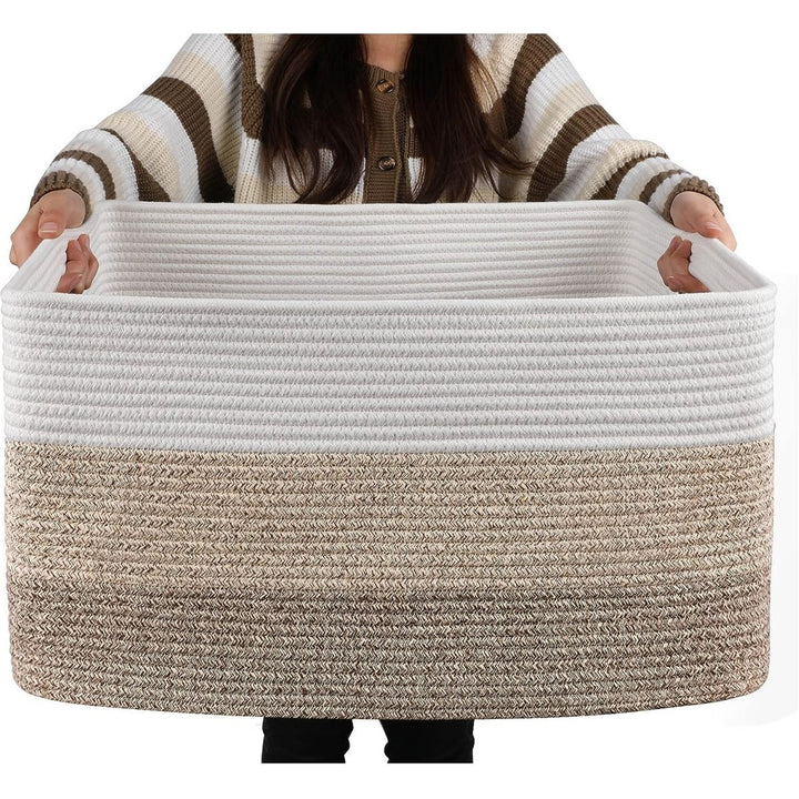 Women Open Storage Basket made of woven material Stornfield