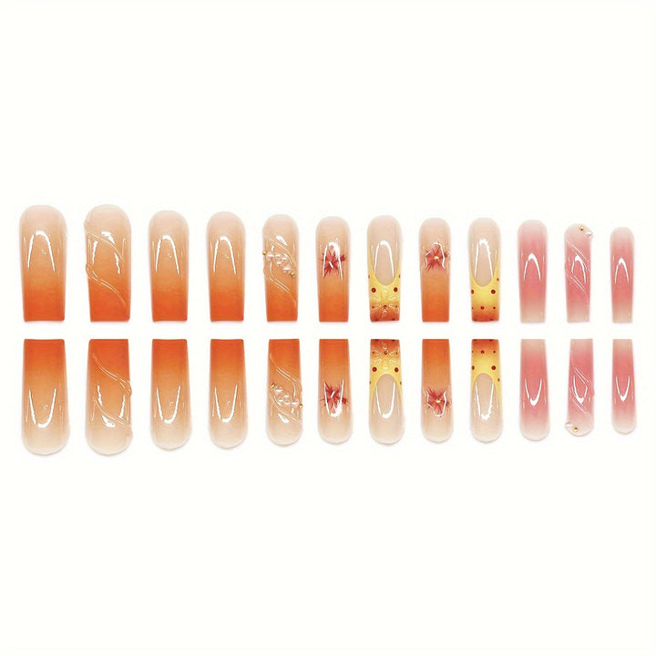 Decorative Press-On Nail Set Stornfield