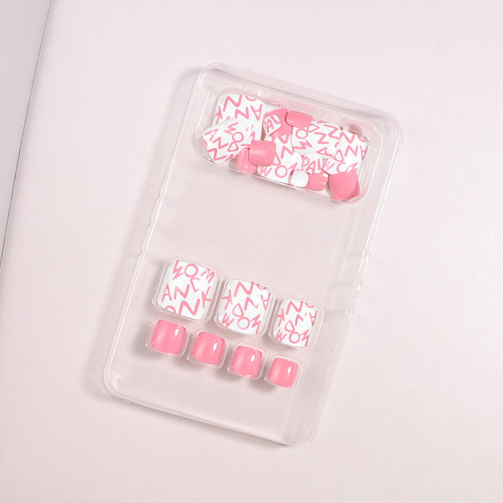 Artistic Floral Press-On Nail Art Set Stornfield