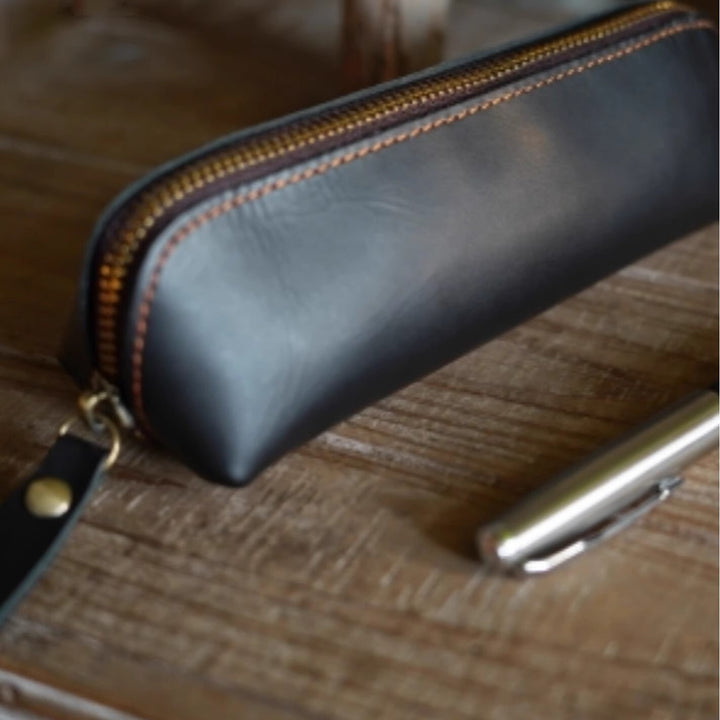 Stylish Leather Pencil Case Stornfield