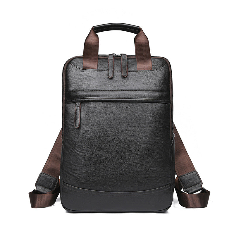 Sophisticated Leather Laptop Backpack Stornfield