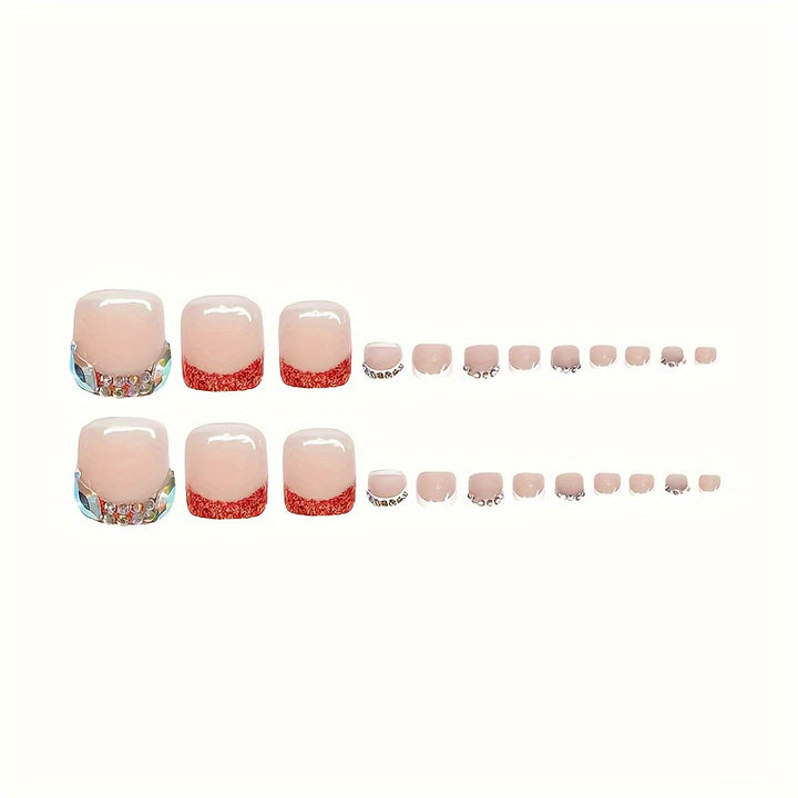 Designer Floral Acrylic Nail Art Stornfield
