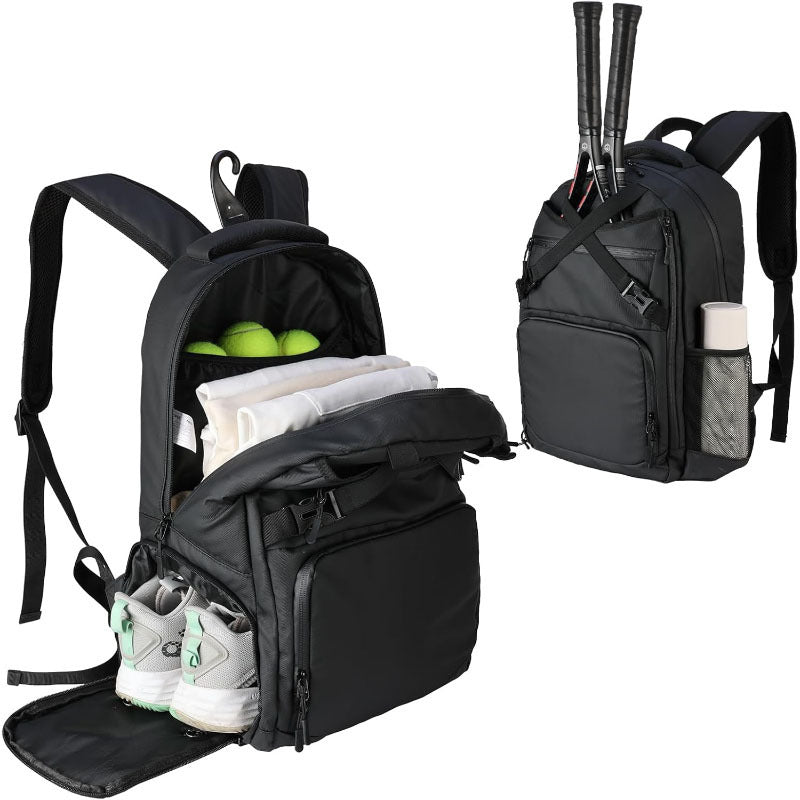 Sporty backpack with separate shoe compartment and multifunctional pockets Stornfield