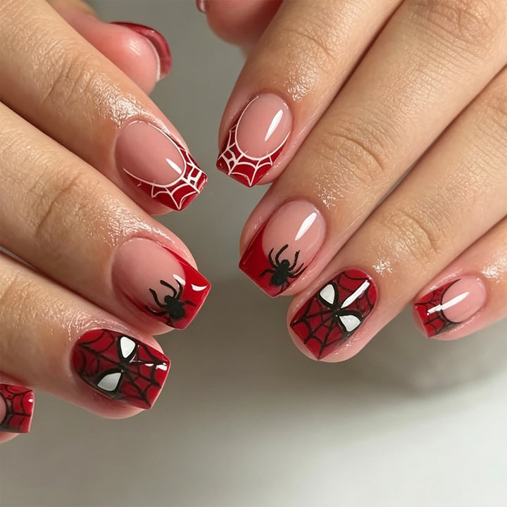 Spider Web Halloween Nail Art Extensions Stornfield