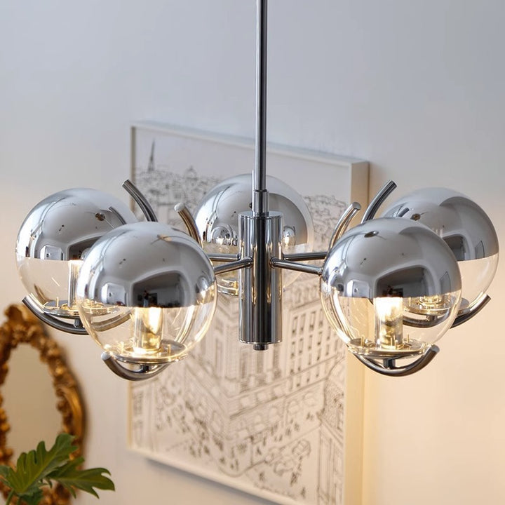 Modern Geometric Globe Pendant Light