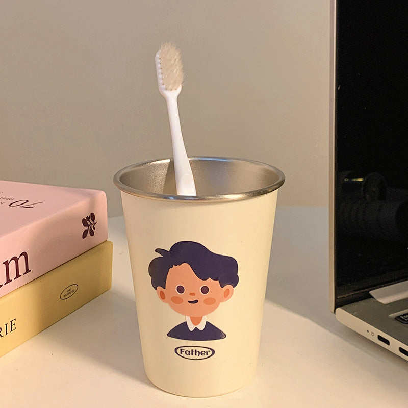 Wall-mounted toothbrush holder with playful design Stornfield