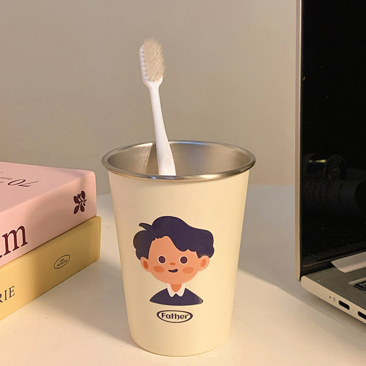 Wall-mounted toothbrush holder with playful design Stornfield