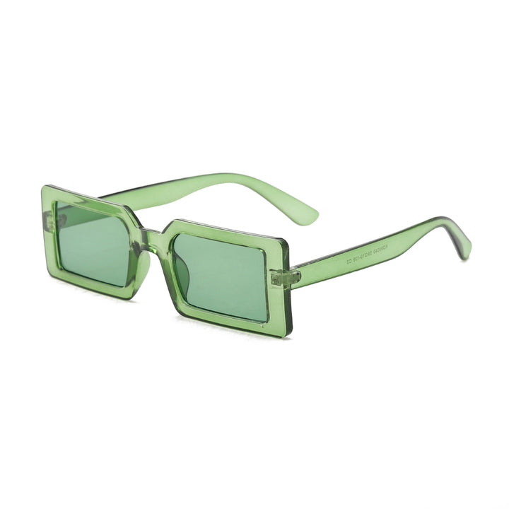 Women's square sunglasses with modern transparent frame Stornfield
