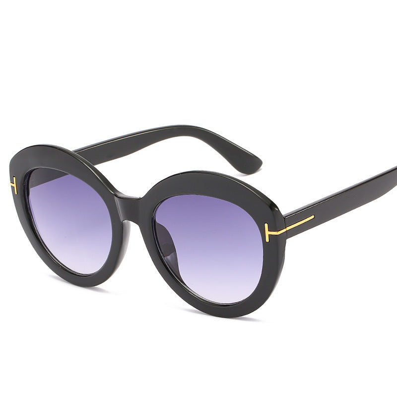 Oversized Gradient Lens Sunglasses Stornfield