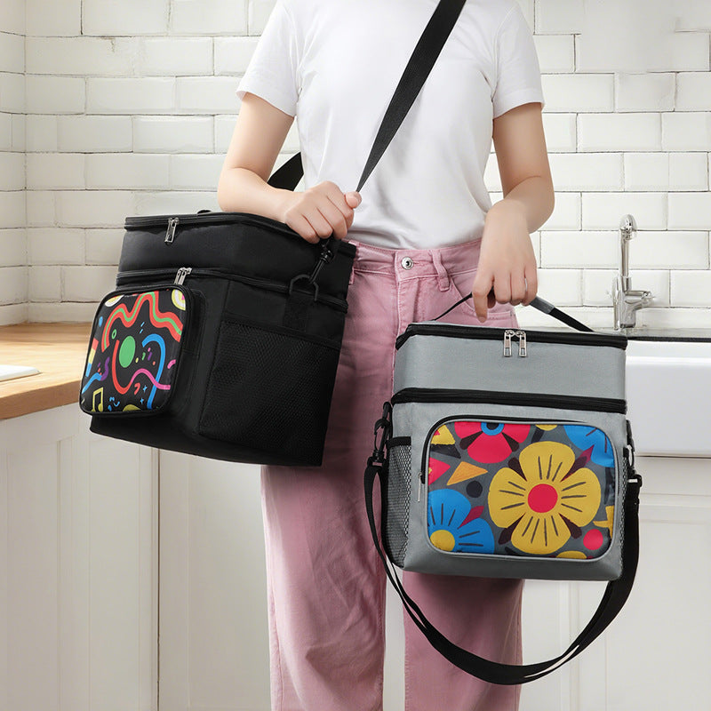 Insulated Floral Lunch Cooler Bag Stornfield