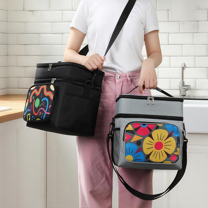 Insulated Floral Lunch Cooler Bag Stornfield