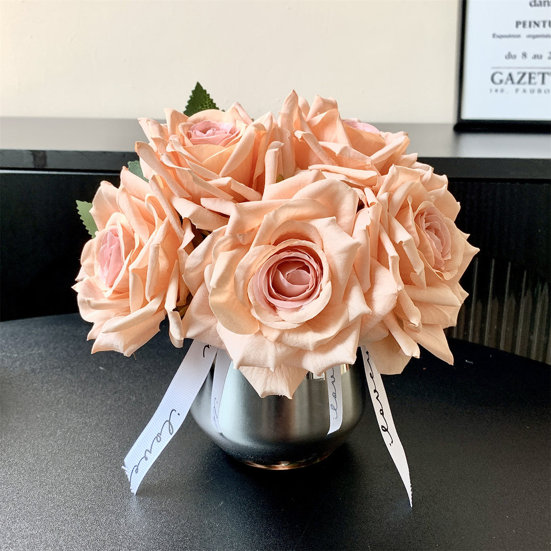 Elegant Silk Flower Bouquet