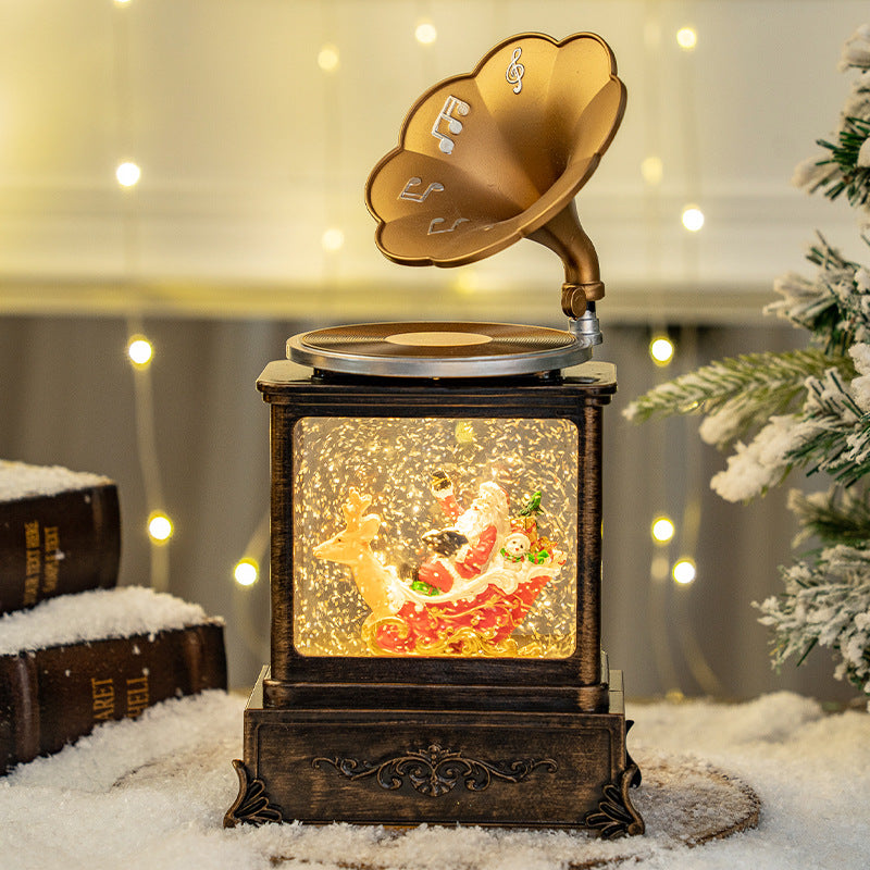 Musical Snow Globe Christmas Figurine