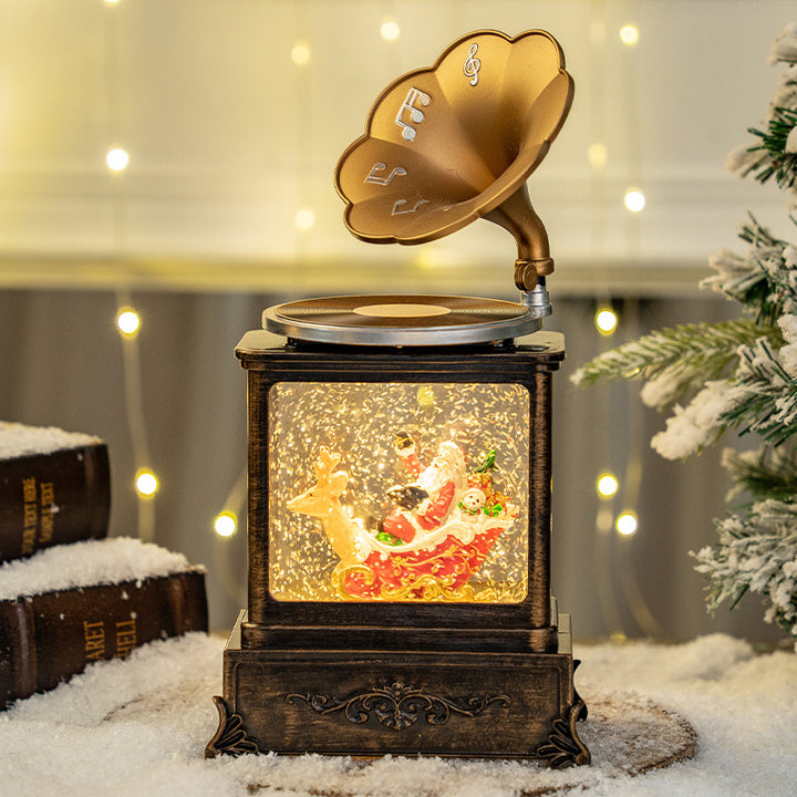 Musical Snow Globe Christmas Figurine