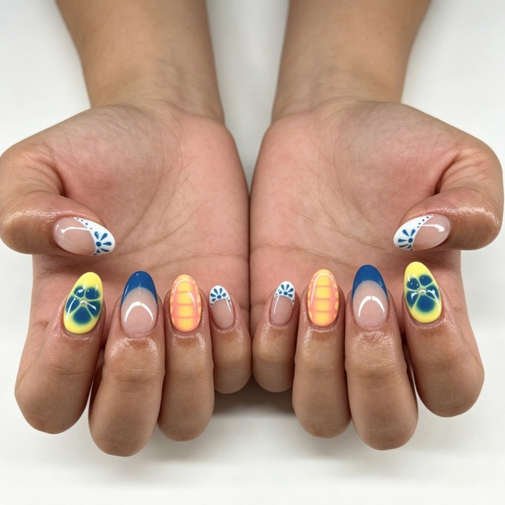 Classic Square-Shaped Press-On Nails