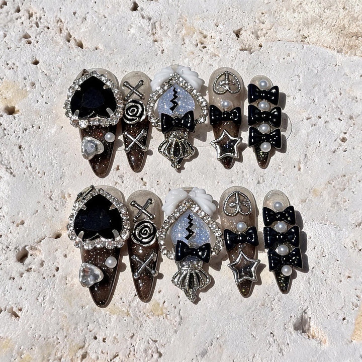 Gothic Charm Decorative Nail Art Set