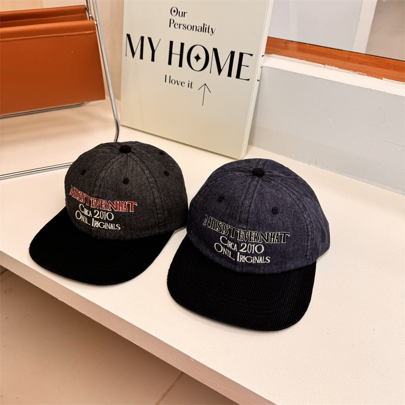 Men's Vintage-Inspired Embroidered Baseball Cap Stornfield
