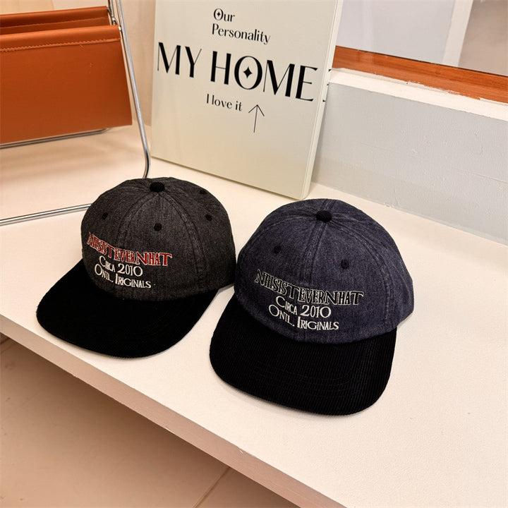 Men's Vintage-Inspired Embroidered Baseball Cap Stornfield
