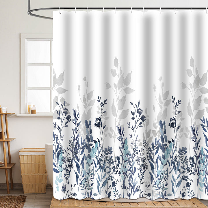 Floral Patterned Bathroom Shower Curtain Stornfield