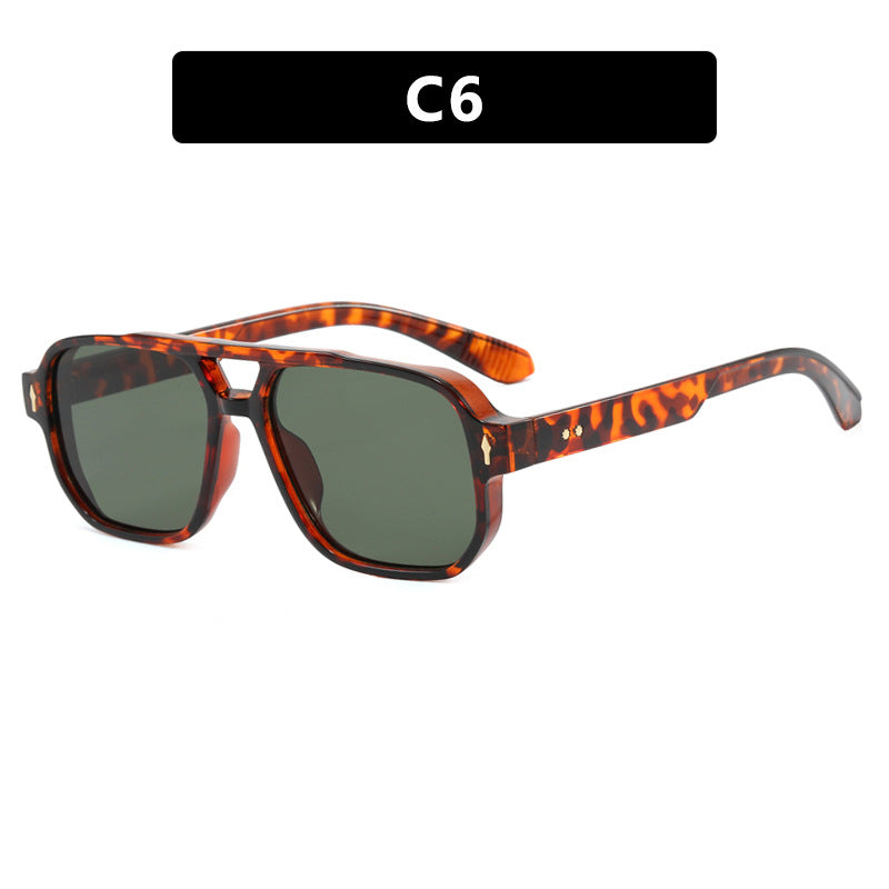 Women's trendy square sunglasses with luxurious details Stornfield