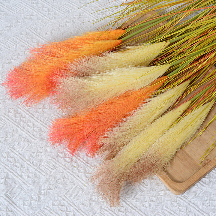 Decorative Faux Pampas Grass Arrangement