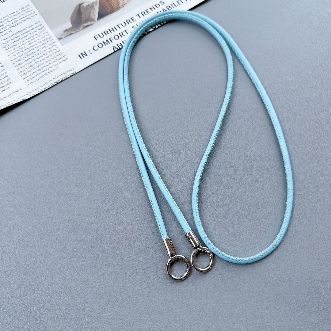 Premium Double-Ring Leather Lanyard Stornfield