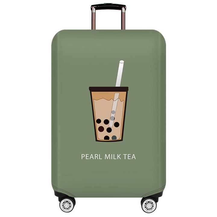 Unisex hard-shell suitcase with unique Pomeranian motif Stornfield