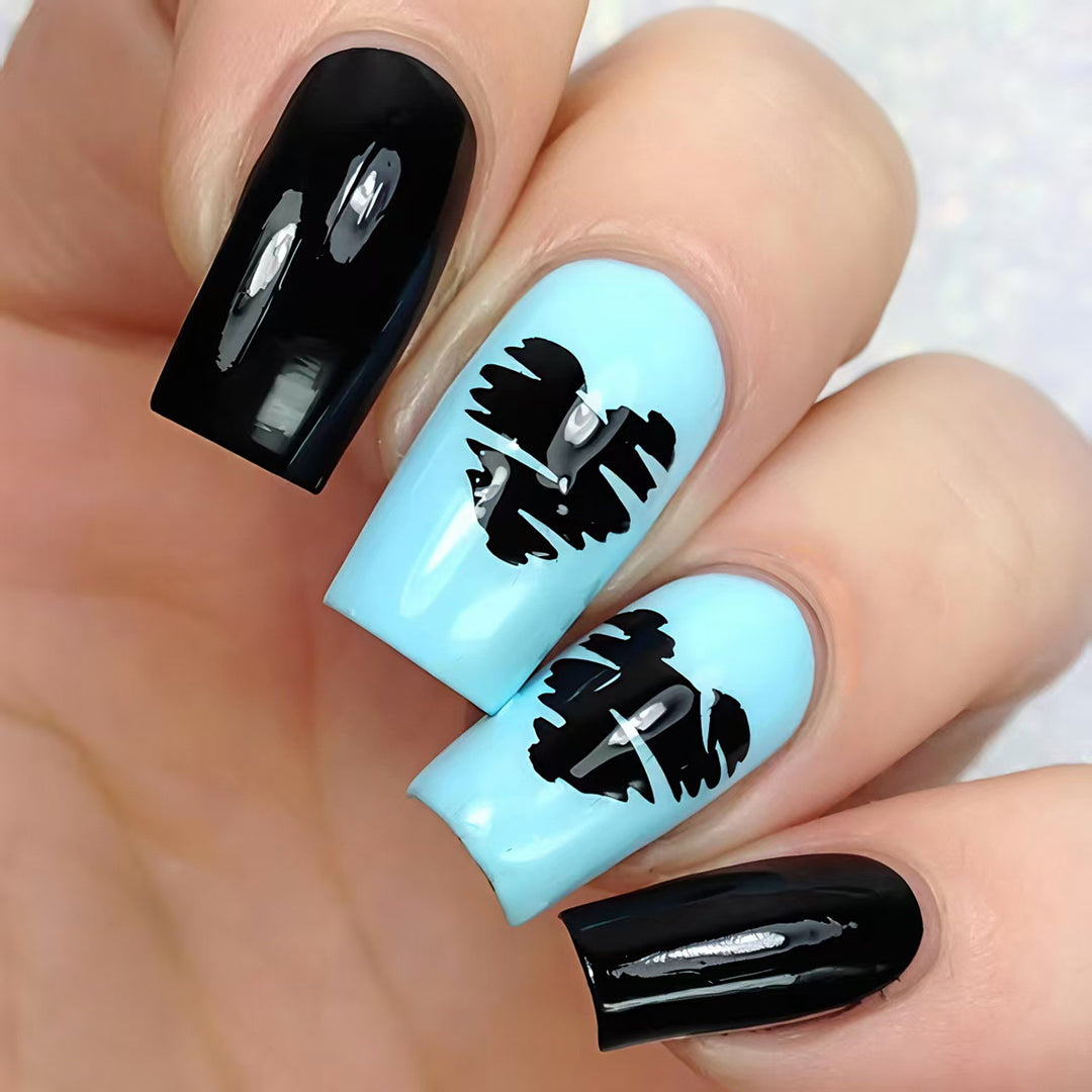 Creative Art Nails with Modern Graphic Patterns Stornfield