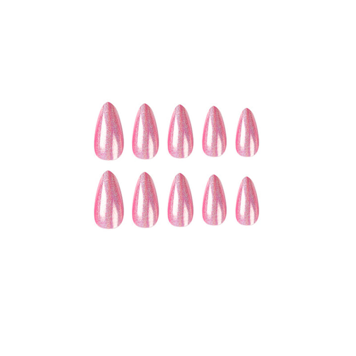 Artful stiletto nails with holographic shine Stornfield