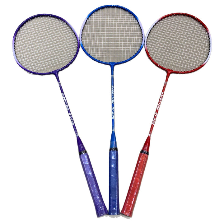 Badminton Racket Set with Multicolored Rackets and Protective Cover Stornfield