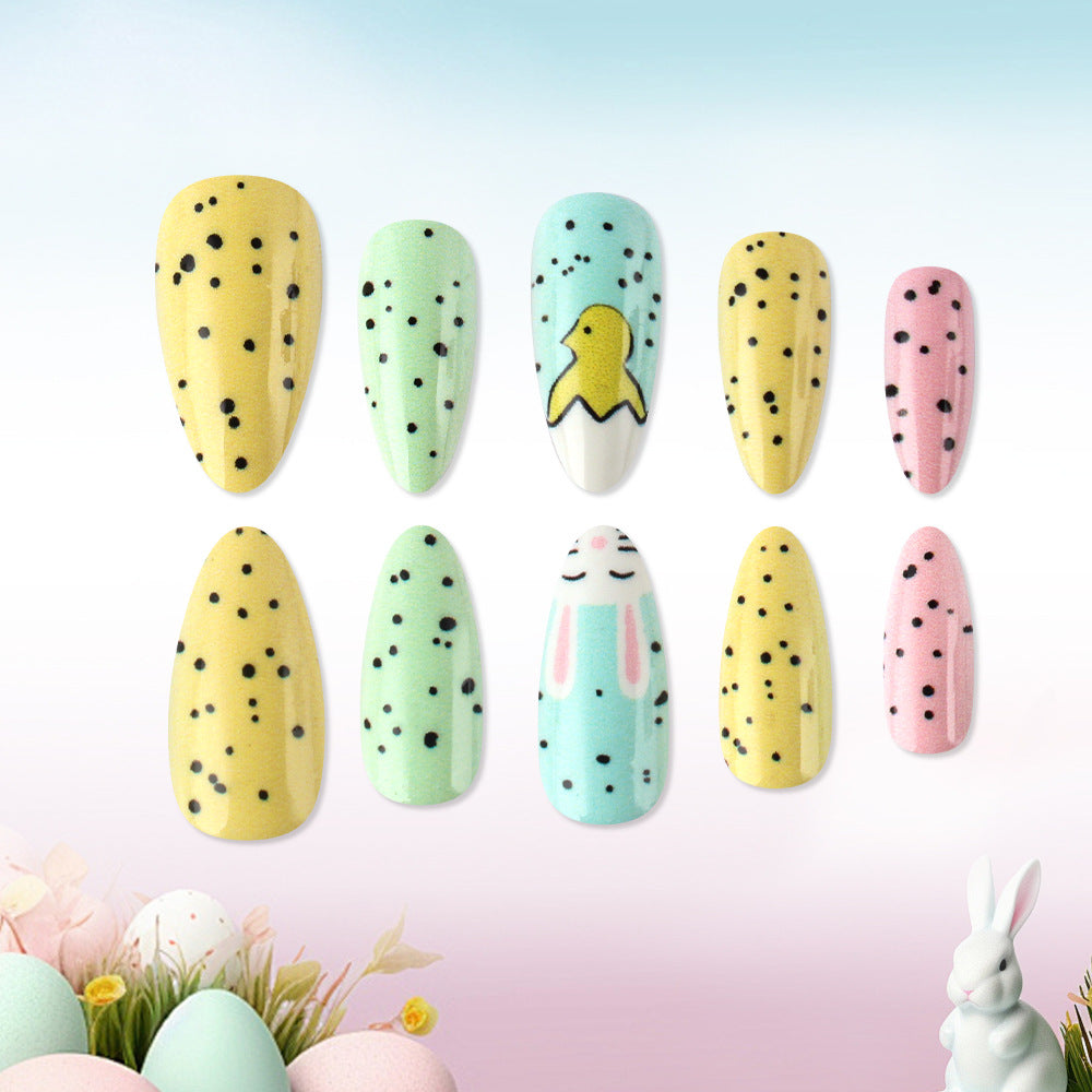 Playful Themed Press-On Nails Stornfield