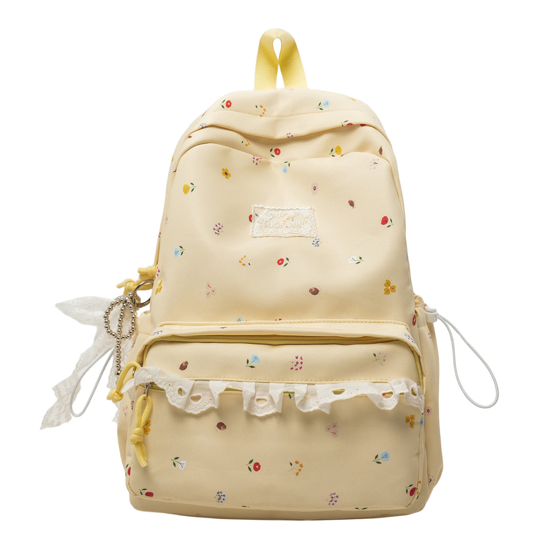 Decorative Floral-Embellished Backpack Stornfield