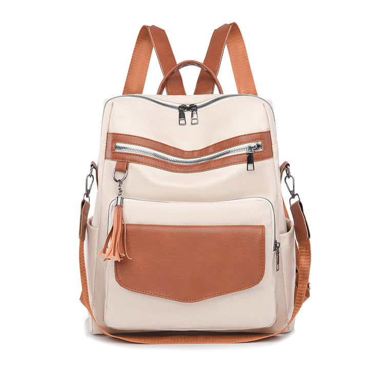 Vintage-Inspired Leather Backpack Stornfield